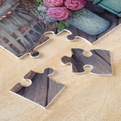 Sweet Summer Finds Beach Shop with Pink Bike ジグソーパズル (側面)