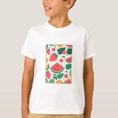 Sweet Summer Fruits Design Tシャツ (正面)