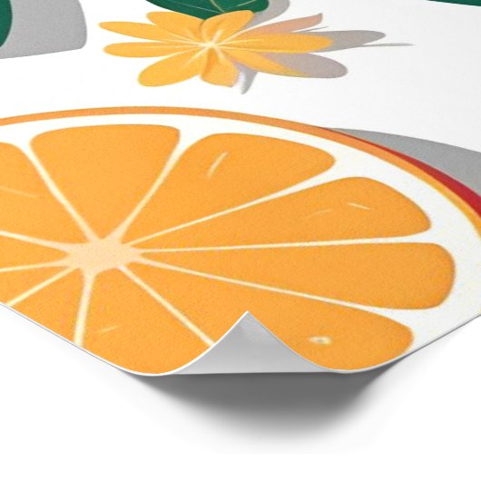 Sweet Summer Fruits Poster ポスター (角)