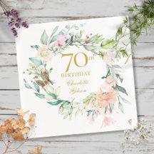 Sweet Summer Roses ガーランド 70歳の誕生日
