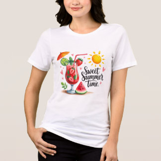 Sweet Summer Time T-Shirt - Blissful Warm Weather  トライブレンドＴシャツ