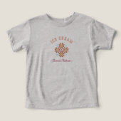 Sweet Summer Vibes – Cute Ice Cream Logo T-Shirt  (デザイン正面)