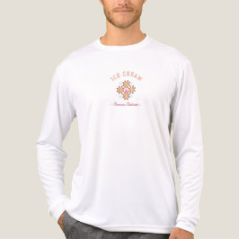 Sweet Summer Vibes – Cute Ice Cream Logo T-Shirt  トライブレンドＴシャツ