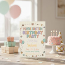 Sweet & Sunny Retro フェルトの文字 1歳の誕生日