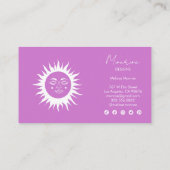 Sweet Sunshine Rainboho Social Iconsありがとう 名刺 (裏面)