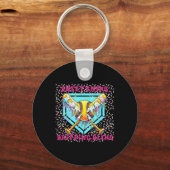 Sweet Swing Softll Home Plate With Ice Cream Drip  キーホルダー (正面)