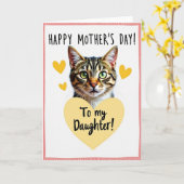 Sweet Tabby Mothers Day Card カード (黄色い花)