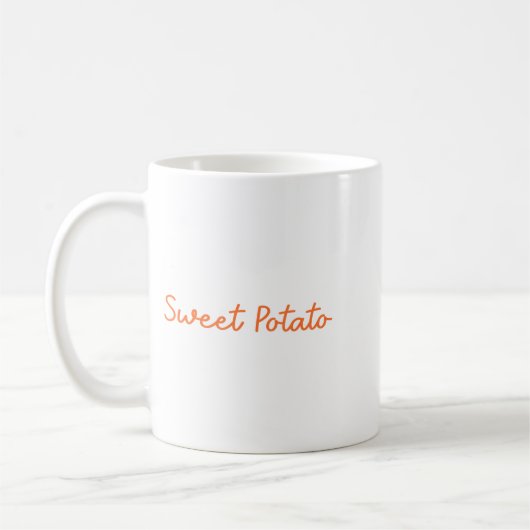 Sweet Tato And Kind Of Rude Tato Funny Quote コーヒーマグカップ (左)