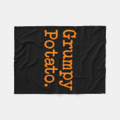 Sweet Tato Mpy Tato Funny Thanksgiving Couples フリースブランケット (正面(横))