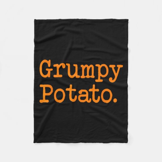 Sweet Tato Mpy Tato Funny Thanksgiving Couples フリースブランケット (正面)