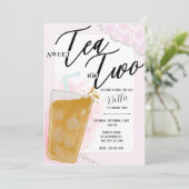 Sweet Tea For Two バースデー招待状 招待状 (スタンド正面)
