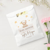 Sweet Teddy Bear Baby Shower フェイバーバッグ (封をした状態)