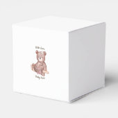 Sweet Teddy Bear Baby Shower フェイバーボックス (裏面サイド)