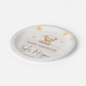 Sweet Teddy Bear Baby Shower ペーパープレート (アングル)