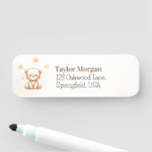 Sweet Teddy Bear Baby Shower 名札 (インサイチュ)