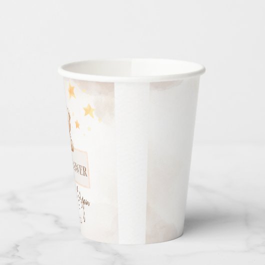 Sweet Teddy Bear Baby Shower 紙コップ (左)