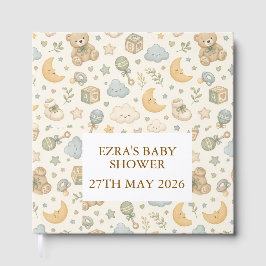 Sweet Teddy Bear Baby Shower Guest Book | ジェンダーレス ゲストブック