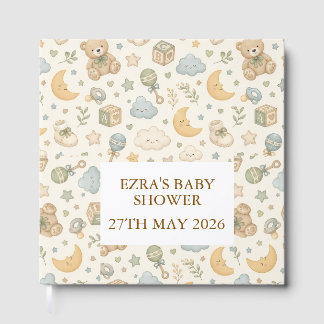 Sweet Teddy Bear Baby Shower Guest Book | ジェンダーレス ゲストブック
