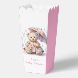 Sweet Teddy Bear Girl Baby Shower フェイバーボックス