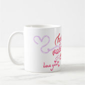 Sweet Teddy Valentine Mug コーヒーマグカップ (左)