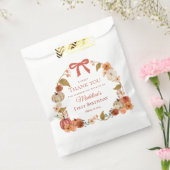 Sweet Thank You 秋のカボチャの花輪 1歳 フェイバーバッグ (封をした状態)