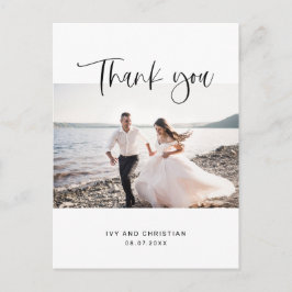 Sweet Thank You 結婚's Writtal写真はがき ポストカード