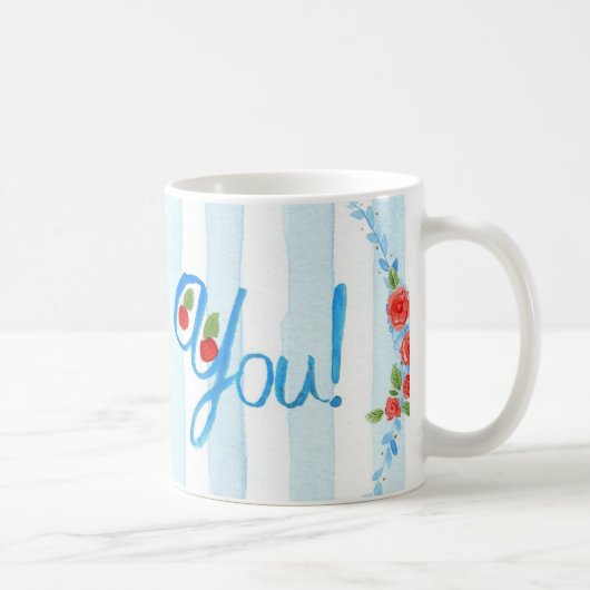 Sweet Thank You Mug By ZAZZ_IT先生 コーヒーマグカップ (右)