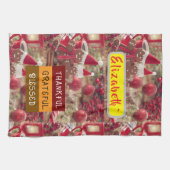 "Sweet & Thankful Holiday Vibes"Kitchen Towels キッチンタオル (横)