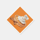 Sweet Thanks Thanksgiving スタンダードカクテルナプキン (角)