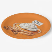 Sweet Thanks Thanksgiving ペーパープレート (アングル)