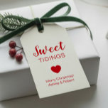 Sweet Tidingsラベルfor Christmas Candy & Treat ギフトタグ<br><div class="desc">これらの愛らしいラベルは、このクリスマス&ホリデーシーズンの甘いお菓子のための完璧な装飾である。</div>