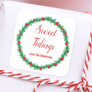 Sweet Tidings シール クリスマス ホリデートリート