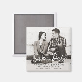 Sweet Time Photo – 日付の保存 マグネット (正面/裏面)