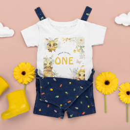 Sweet to Bee ONEの1歳の誕生日 ベビーTシャツ