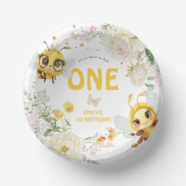 Sweet to Bee ONEの1歳の誕生日 ペーパーボウル
