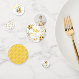 Sweet to Bee ONE ミツバチの1歳の誕生日パーティー コンフェッティ