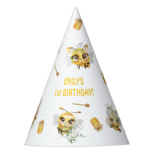 Sweet to Bee ONE ミツバチの1歳の誕生日パーティー パーティーハット