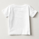Sweet to Bee ONE' 1歳の誕生日 ベビーTシャツ (裏面)