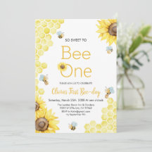 Sweet To Bee One First Bee Dayバースデーパーティー