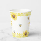 Sweet To Bee One First Bee Dayバースデーパーティー 紙コップ (左)