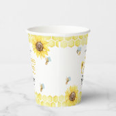 Sweet To Bee One First Bee Dayバースデーパーティー 紙コップ (右)