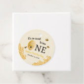 Sweet To Bee One First Birthday Bees Honeycomb フェイバータグ (インサイチュ)