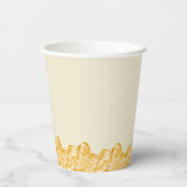 Sweet To Bee One First Birthday Watercolor Bees 紙コップ (裏面)