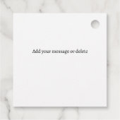 Sweet To Bee Three Third Birthday Bees Honeycomb フェイバータグ (裏面)