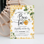 Sweet to Bee Two 2歳の誕生日パーティー招待状 招待状