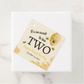 Sweet To Bee Two Second Birthday Bees Honeycomb フェイバータグ (インサイチュ)