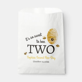 Sweet To Bee Two Second Birthday Bees Honeycomb フェイバーバッグ