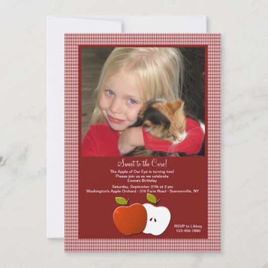 Sweet To The Coreフォト招待状 招待状 (正面)