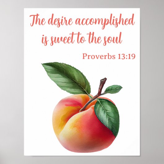 Sweet to the Soul Bible Verse ポスター (正面)