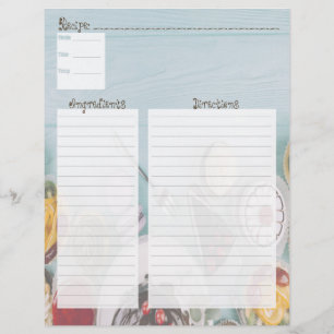 Sweet Toothレシピカードインサート